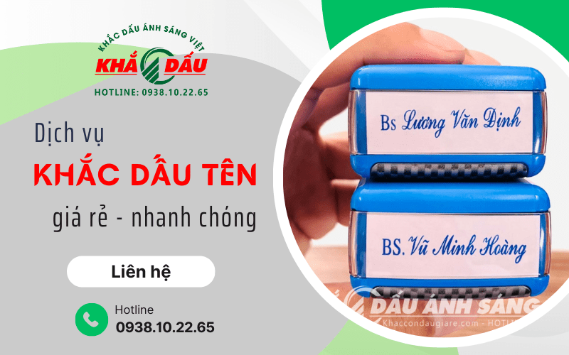 khắc dấu tên