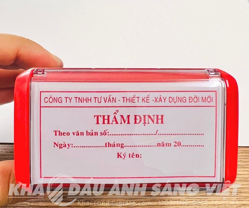 Khắc dấu tại Hoàng Mai lấy luôn trong ngày