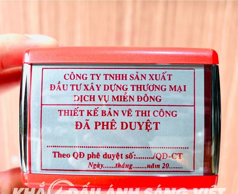 Quy trình thực hiện khắc con dấu chuyên nghiệp