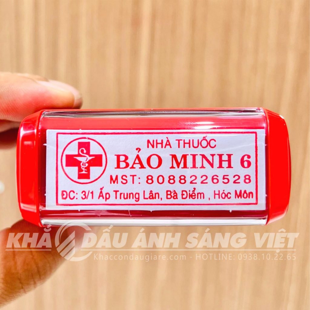 Con Dấu Nhà Thuốc Tây - Khắc Dấu Ánh Sáng Việt