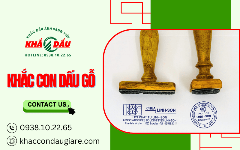 khắc con dấu gỗ