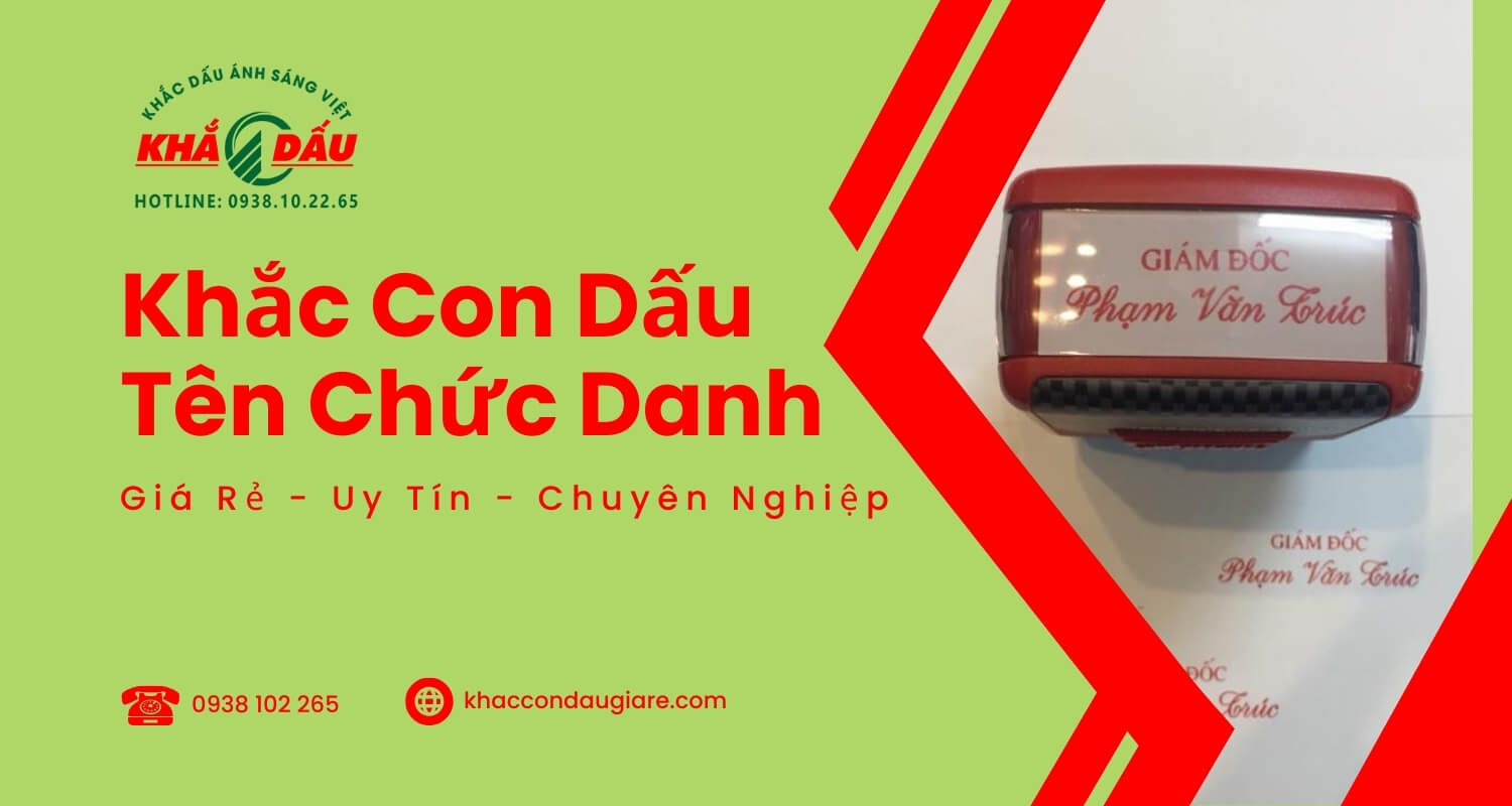 khắc con dấu chức danh