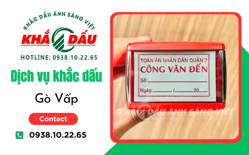 khắc dấu gò vâp