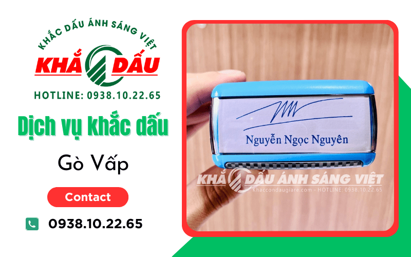 khắc dấu gò vâp