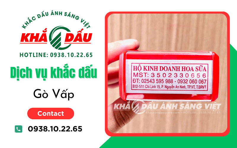 khắc dấu gò vâp