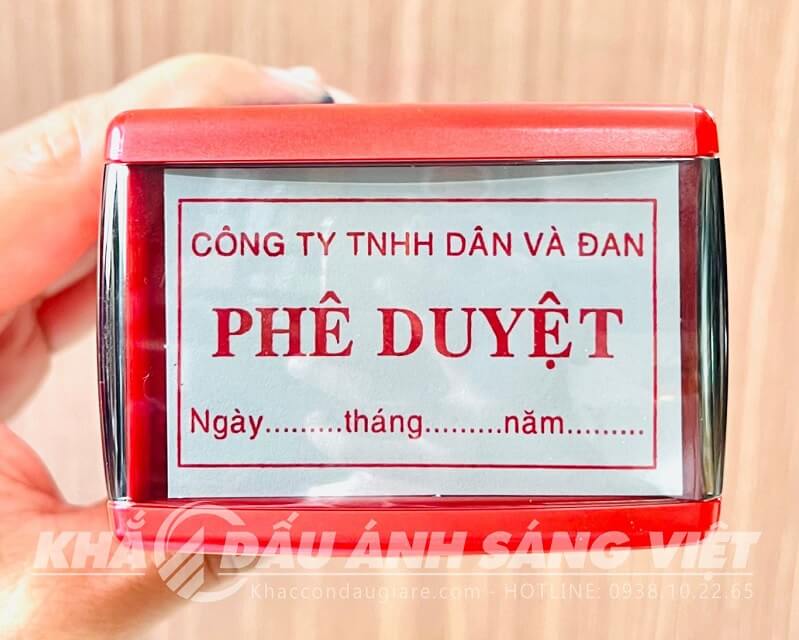 Khắc dấu Quận 6 – Giá rẻ – Lấy ngay trong ngày
