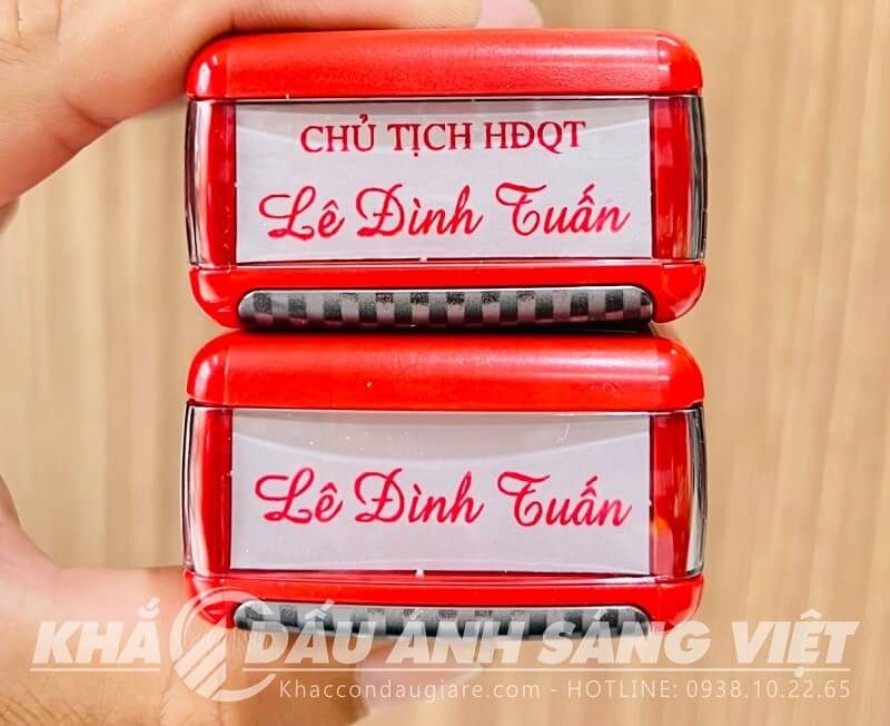 Khắc Con Dấu Tên Chức Danh