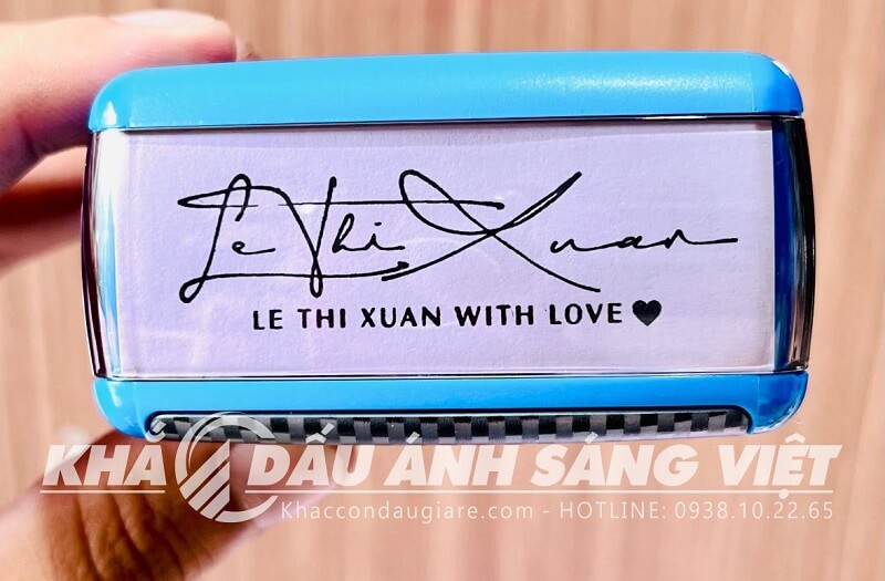 Khắc con dấu chữ ký