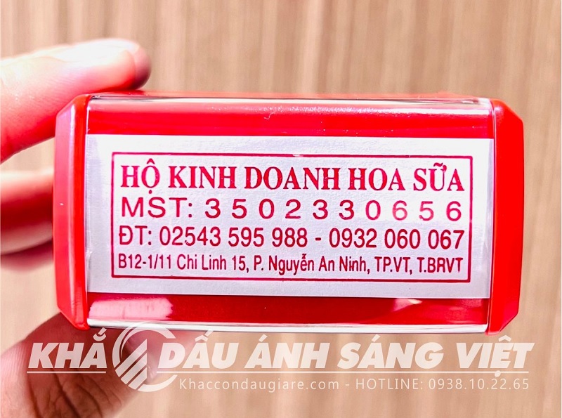 Lưu ý khi khắc dấu Quận 8 đúng cách