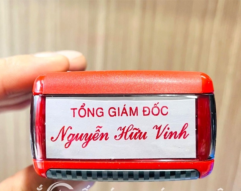 Các loại dấu được khắc tại Xuân Hòa - TPHCM