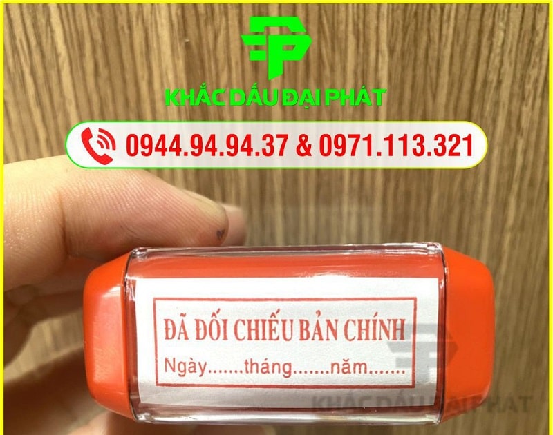 Hướng dẫn đặt dịch vụ khắc dấu tại Phường Cầu Kiệu