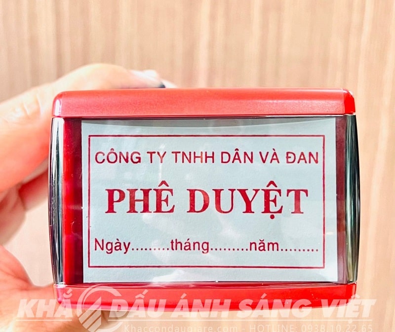 Khắc Dấu Phường Đông Hưng Thuận uy tín chất lượng