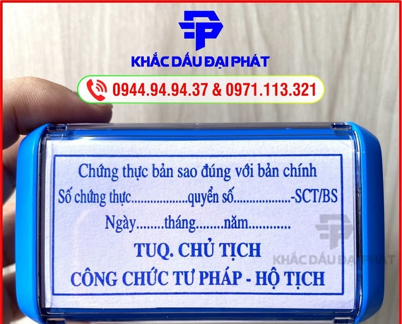 Lưu ý khi làm con dấu tại Phường Tân Thới Hiệp
